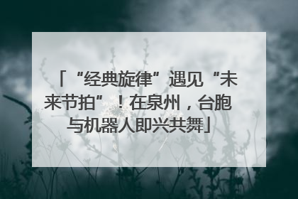 “经典旋律”遇见“未来节拍”！在泉州，台胞与机器人即兴共舞