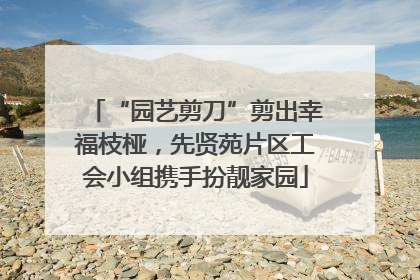 “园艺剪刀”剪出幸福枝桠，先贤苑片区工会小组携手扮靓家园