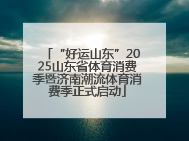 “好运山东”2025山东省体育消费季暨济南潮流体育消费季正式启动