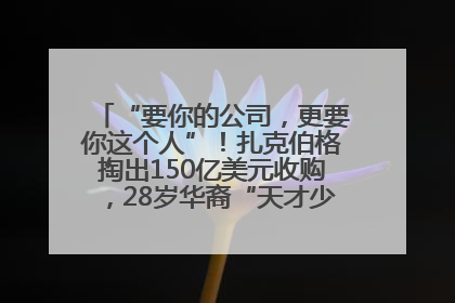 “要你的公司，更要你这个人”！扎克伯格掏出150亿美元收购，28岁华裔“天才少年”刷屏，他19岁就从MIT辍学创业