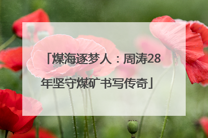 煤海逐梦人：周涛28年坚守煤矿书写传奇