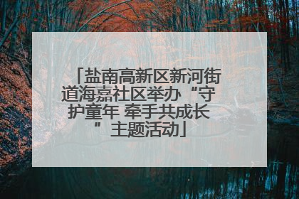 盐南高新区新河街道海嘉社区举办“守护童年 牵手共成长”主题活动