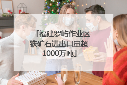 福建罗屿作业区铁矿石进出口量超1000万吨