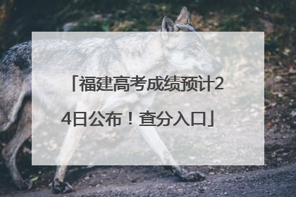 福建高考成绩预计24日公布！查分入口