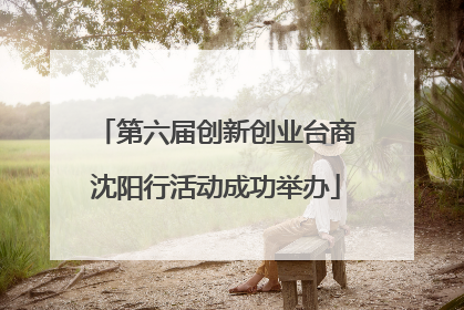 第六届创新创业台商沈阳行活动成功举办