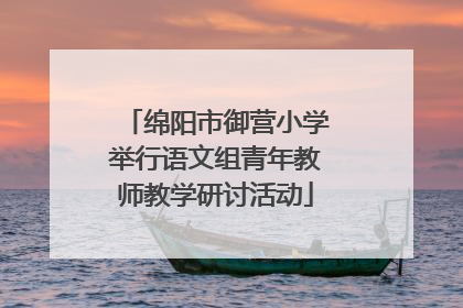 绵阳市御营小学举行语文组青年教师教学研讨活动