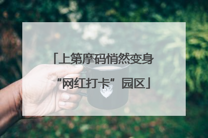 上第摩码悄然变身“网红打卡”园区