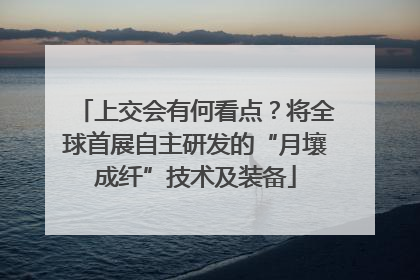 上交会有何看点？将全球首展自主研发的“月壤成纤”技术及装备