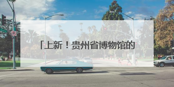 上新！贵州省博物馆的这场展览持续至8月底