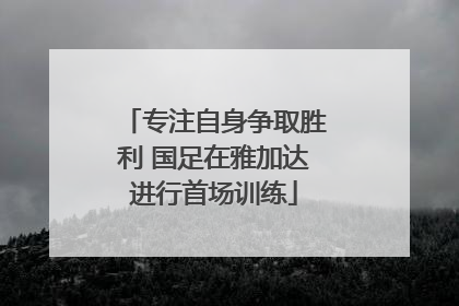 专注自身争取胜利 国足在雅加达进行首场训练