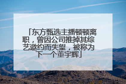 东方甄选主播顿顿离职，曾因公司推掉其综艺邀约而失望，被称为下一个董宇辉