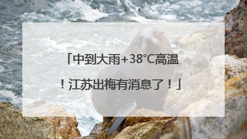 中到大雨+38℃高温！江苏出梅有消息了！