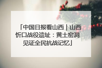 中国日报看山西｜山西忻口战役遗址：黄土窑洞见证全民抗战记忆