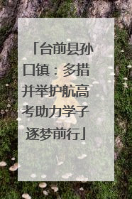 台前县孙口镇：多措并举护航高考助力学子逐梦前行