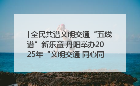 全民共谱文明交通“五线谱”新乐章 丹阳举办2025年“文明交通 同心同行”主题宣传活动