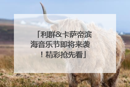 利群&卡萨帝滨海音乐节即将来袭！精彩抢先看