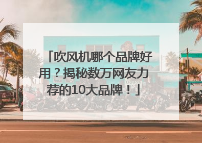 吹风机哪个品牌好用？揭秘数万网友力荐的10大品牌！