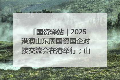 国资驿站｜2025港澳山东周国资国企对接交流会在港举行；山东黄金成功在境外发行3亿美元绿色债券