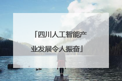 四川人工智能产业发展令人振奋
