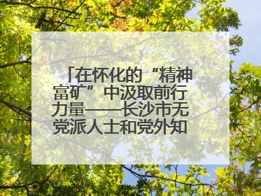 在怀化的“精神富矿”中汲取前行力量——长沙市无党派人士和党外知识分子代表人士培训班在怀化圆满举办