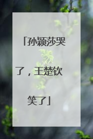 孙颖莎哭了，王楚钦笑了