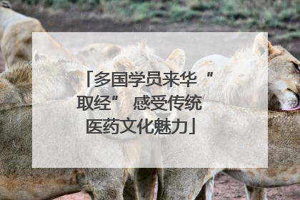多国学员来华“取经” 感受传统医药文化魅力
