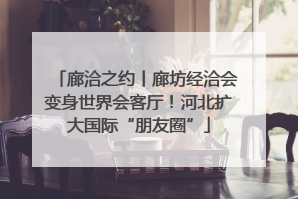 廊洽之约丨廊坊经洽会变身世界会客厅！河北扩大国际“朋友圈”