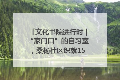 文化书院进行时｜“家门口”的自习室，桑杨社区织就15分钟学习生活圈