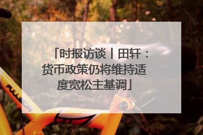 时报访谈丨田轩：货币政策仍将维持适度宽松主基调