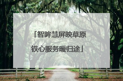 智眸慧屏映草原 铁心服务暖归途