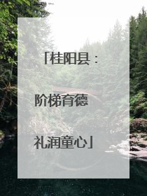 桂阳县：阶梯育德 礼润童心
