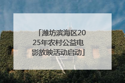 潍坊滨海区2025年农村公益电影放映活动启动