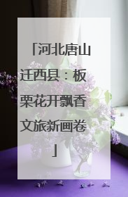 河北唐山迁西县：板栗花开飘香文旅新画卷