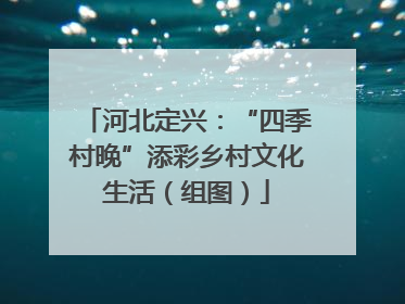 河北定兴：“四季村晚”添彩乡村文化生活（组图）