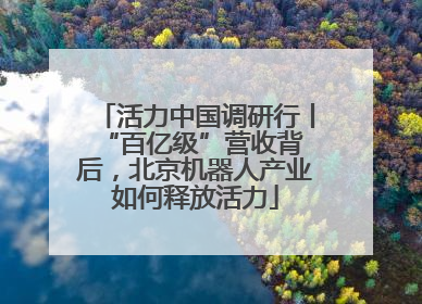活力中国调研行丨 “百亿级”营收背后，北京机器人产业如何释放活力