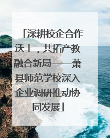 深耕校企合作沃土，共拓产教融合新局——萧县师范学校深入企业调研推动协同发展