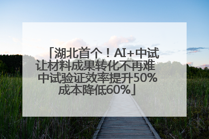 湖北首个！AI+中试让材料成果转化不再难 中试验证效率提升50%成本降低60%