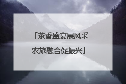 茶香盛宴展风采 农旅融合促振兴