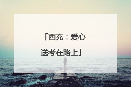 西充：爱心送考在路上