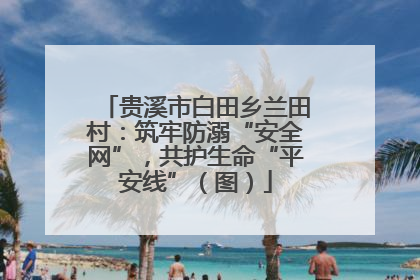 贵溪市白田乡兰田村：筑牢防溺“安全网”，共护生命“平安线”（图）
