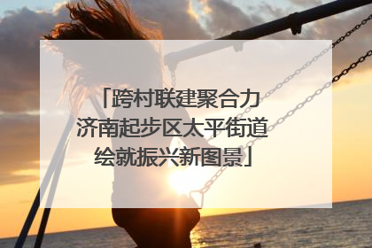 跨村联建聚合力 济南起步区太平街道绘就振兴新图景