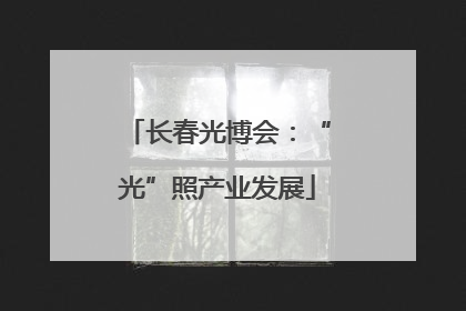 长春光博会：“光”照产业发展