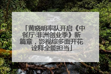 黄晓明率队开启《中餐厅·非洲创业季》新篇章，影视综多面开花诠释全能担当