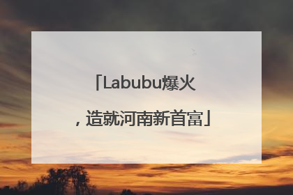 Labubu爆火，造就河南新首富